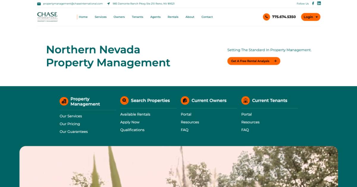 Chase International Property Management cover